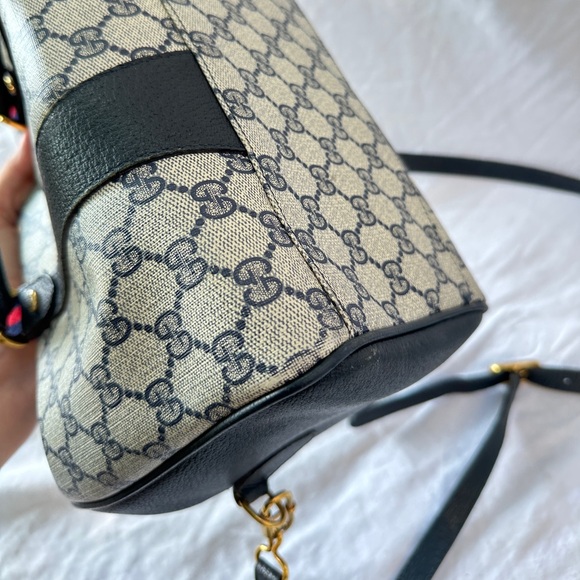 GUCCI GG Canvas Sherry Line Vintage Boston Bag Authentic - Picture 10 of 15